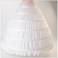 6 Hoops Tutu Chiffon Puffy Petticoat White Ball Vestido Petticoats Bridal Petticoats